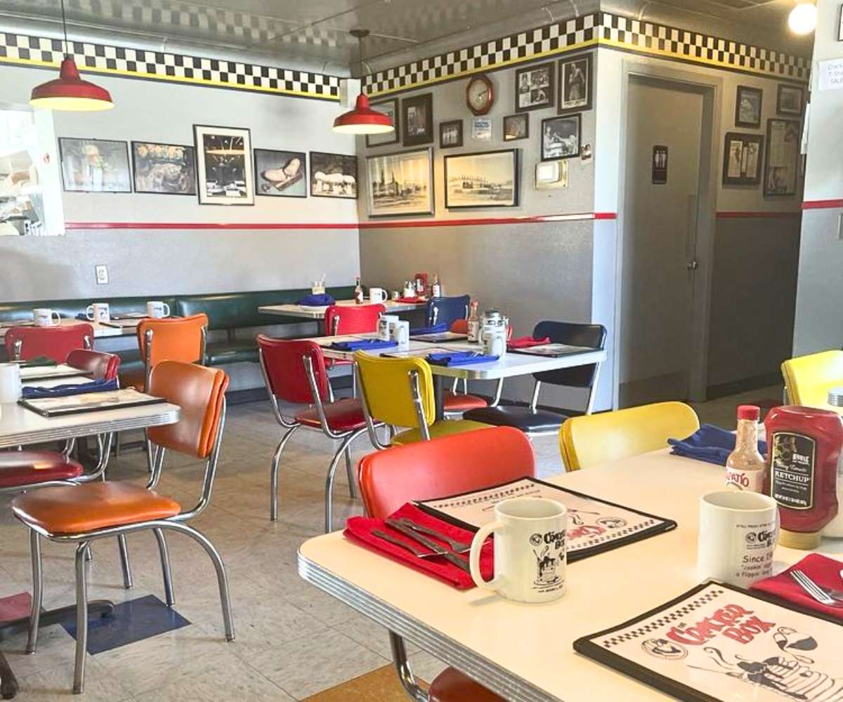 interior of Cracker Box Restaurant in Carson City, Nevada