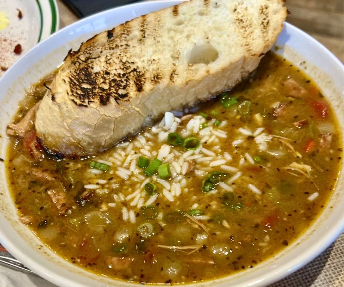 Seafood Gumbo at 55 South in Brentwood, TN