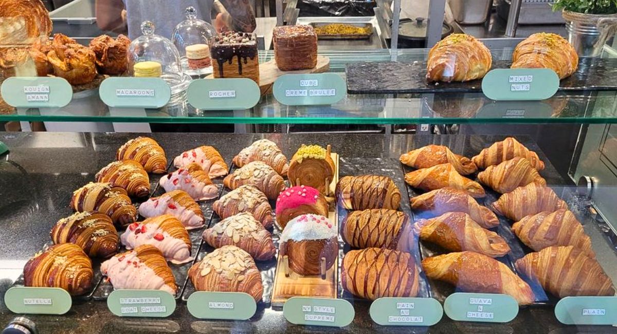 croissants at B Bistro + Bakery in Miami, Florida