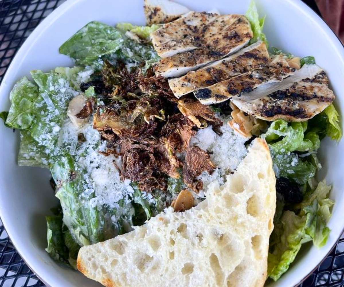 Brussels Sprouts Caesar Salad at Provisions Lot F in Ames, Iowa