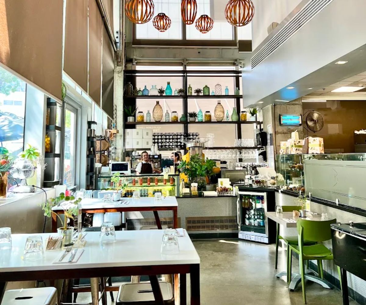 interior of B Bistro + Bakery in Miami, Florida