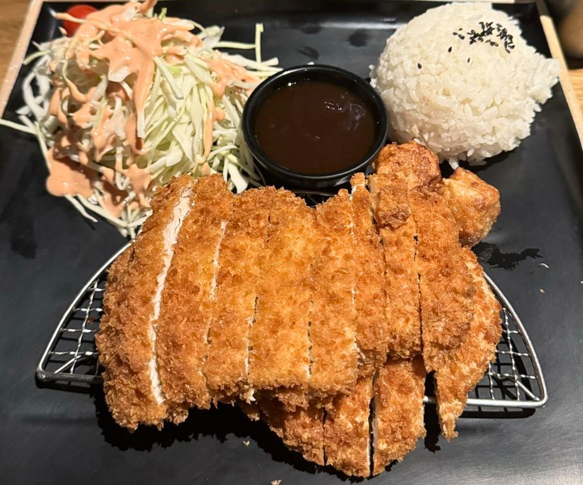 Chicken Katsu at Sakanaya in Champaign, IL