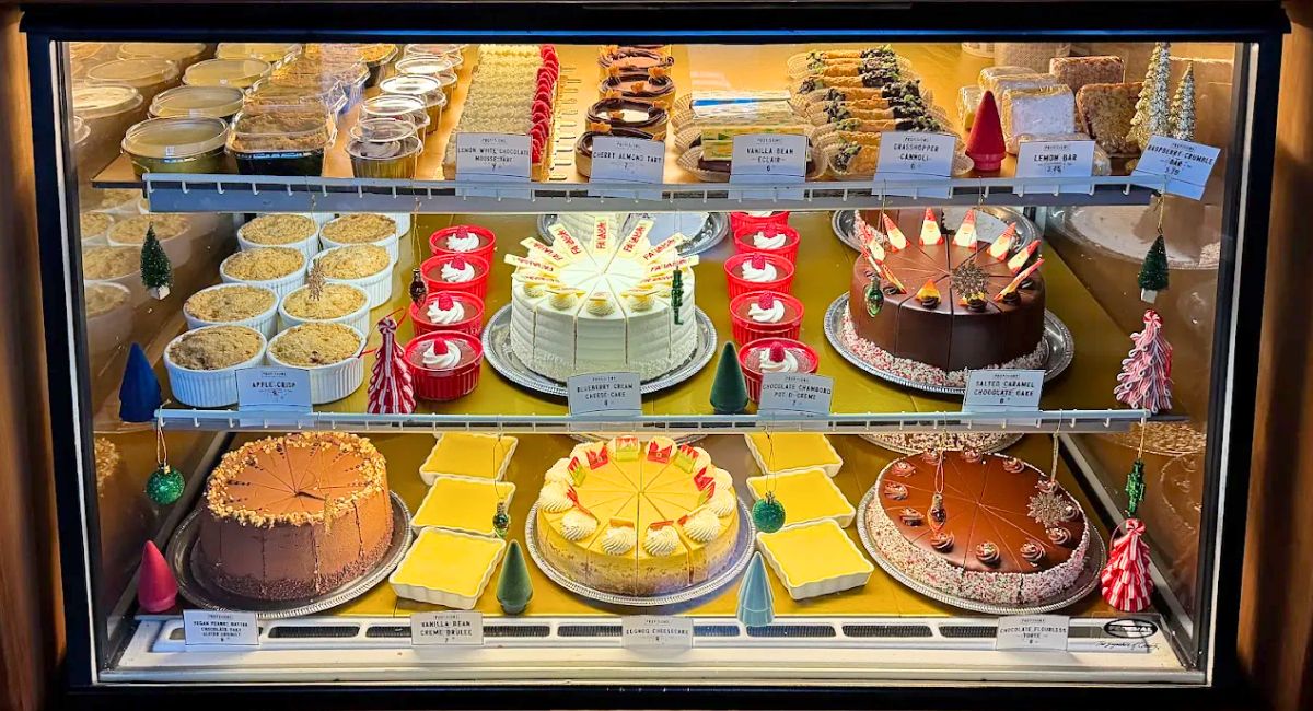 bakery case at Provisions Lot F in Ames, IA