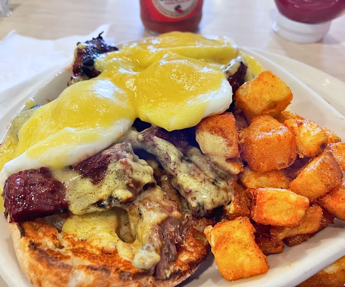 steak breakfast at Stonebridge Cafe in Brockton, MA