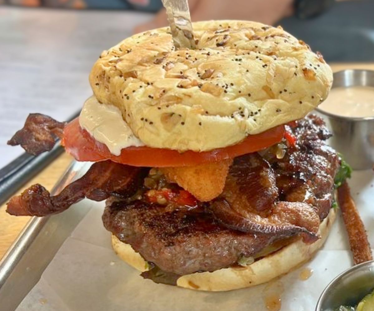 Firecracker Burger at Big Time Burgers & Brew in Portage, Indiana