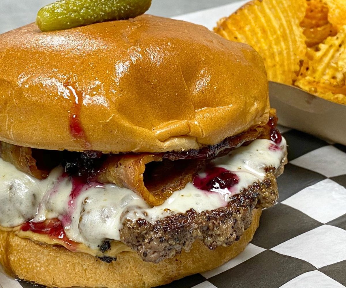 PB&J Burger at North Bar in North Little Rock, AR