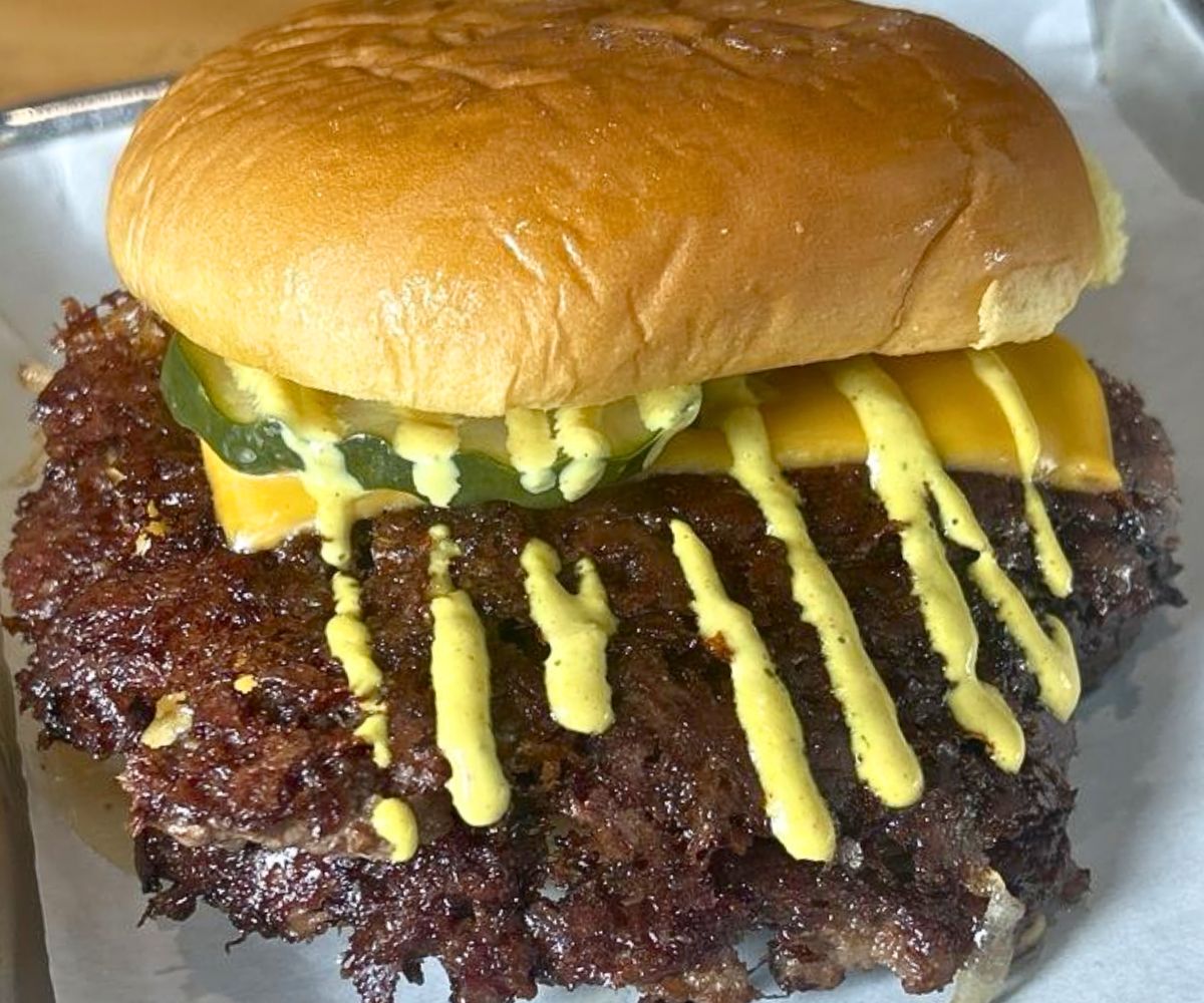 Classic Hammer Burger at Hammer Burger in Santa Ana, California