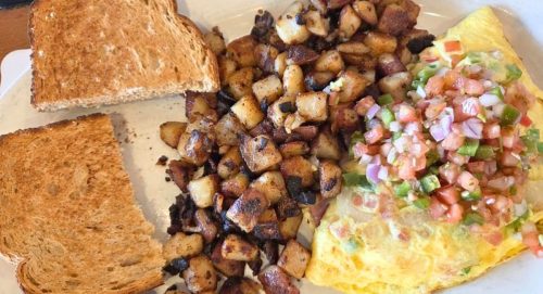 Western Omelette at Eggcellence Brunchery in Annapolis, MD