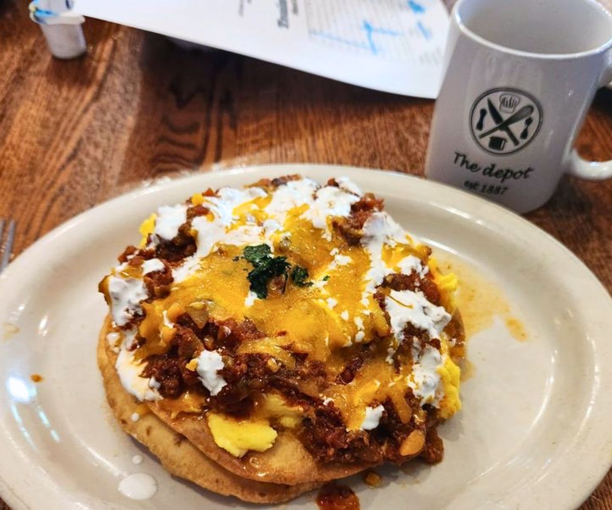 Huevos Rancheros at The Depot in Leavenworth, KS