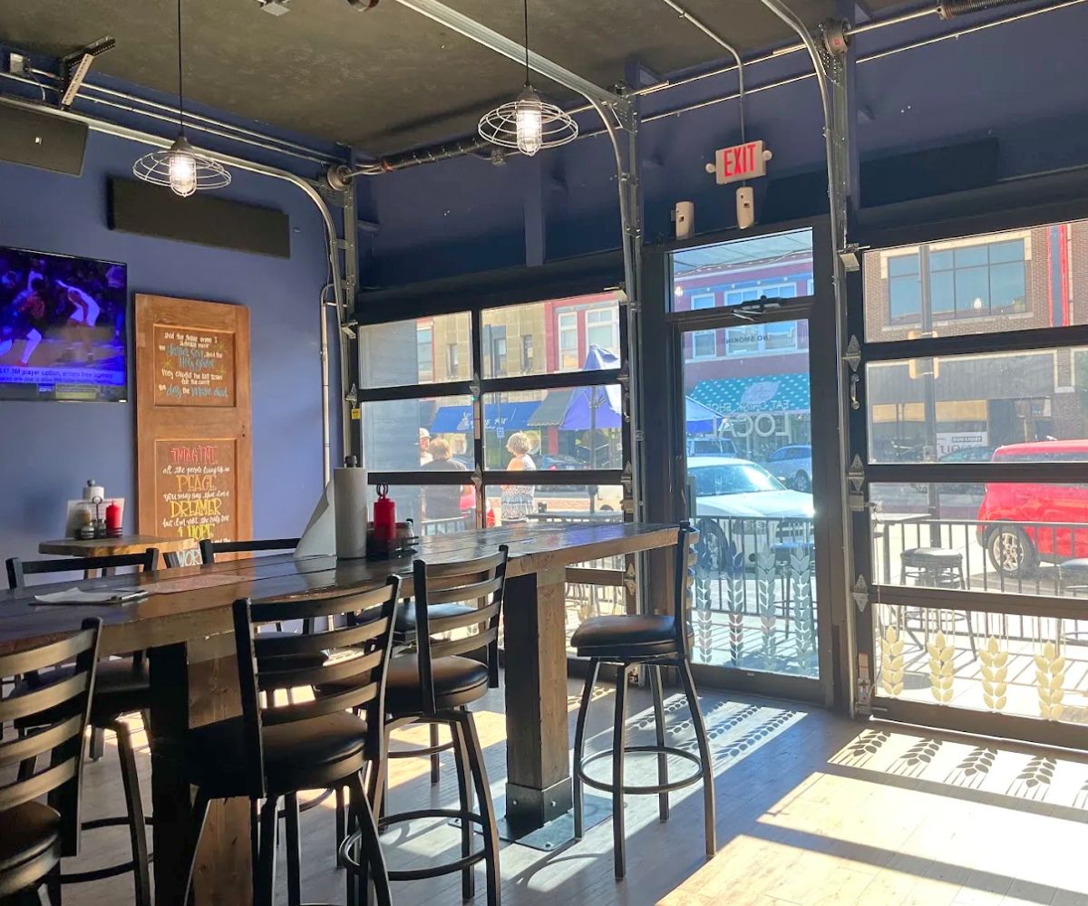 interior of Blue Skye Brewery & Eats in Salina, Kansas