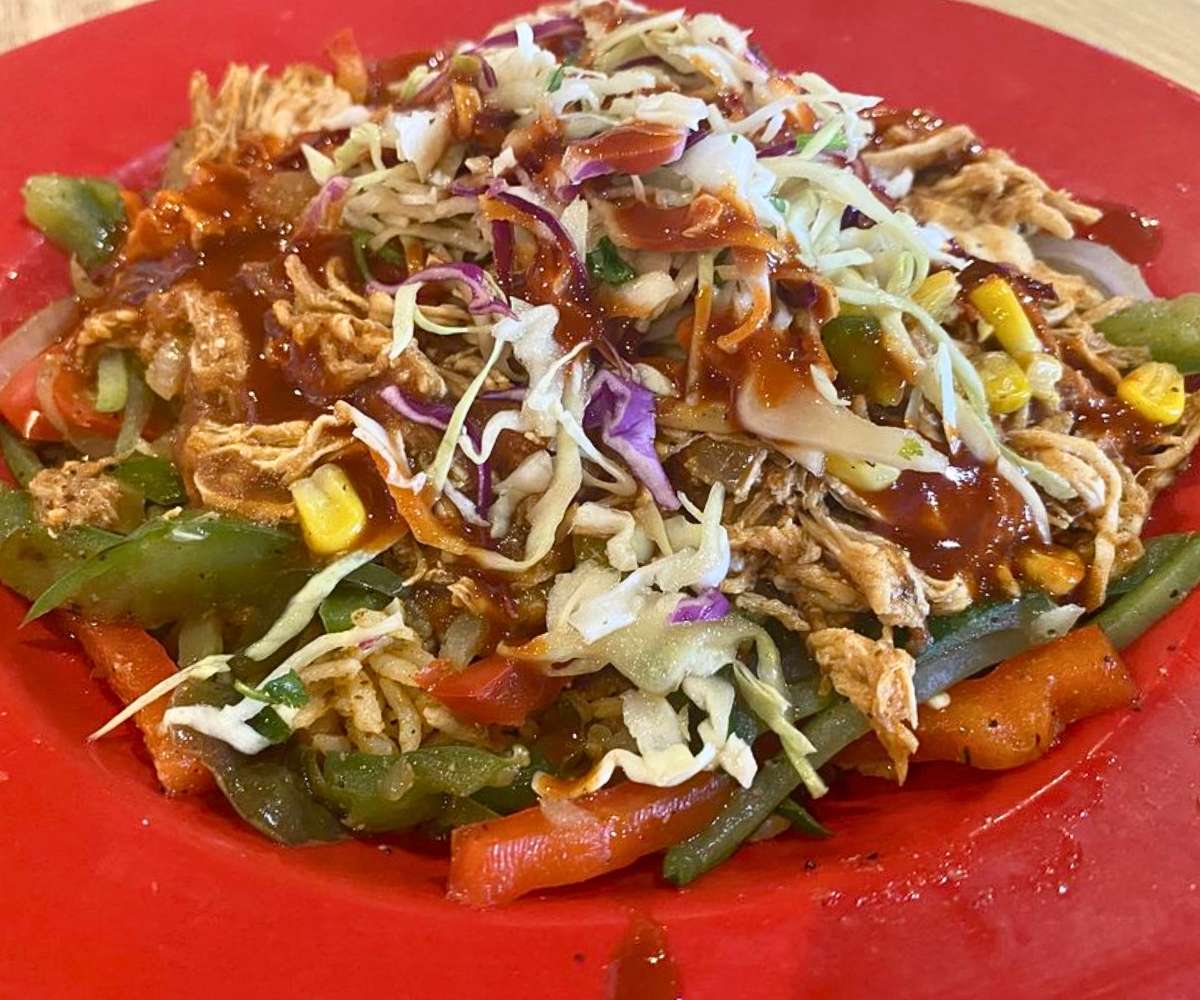 El Diablo Roasted Habanero Chicken Rice Bowl at Maria's Cantina in Southaven, Mississippi