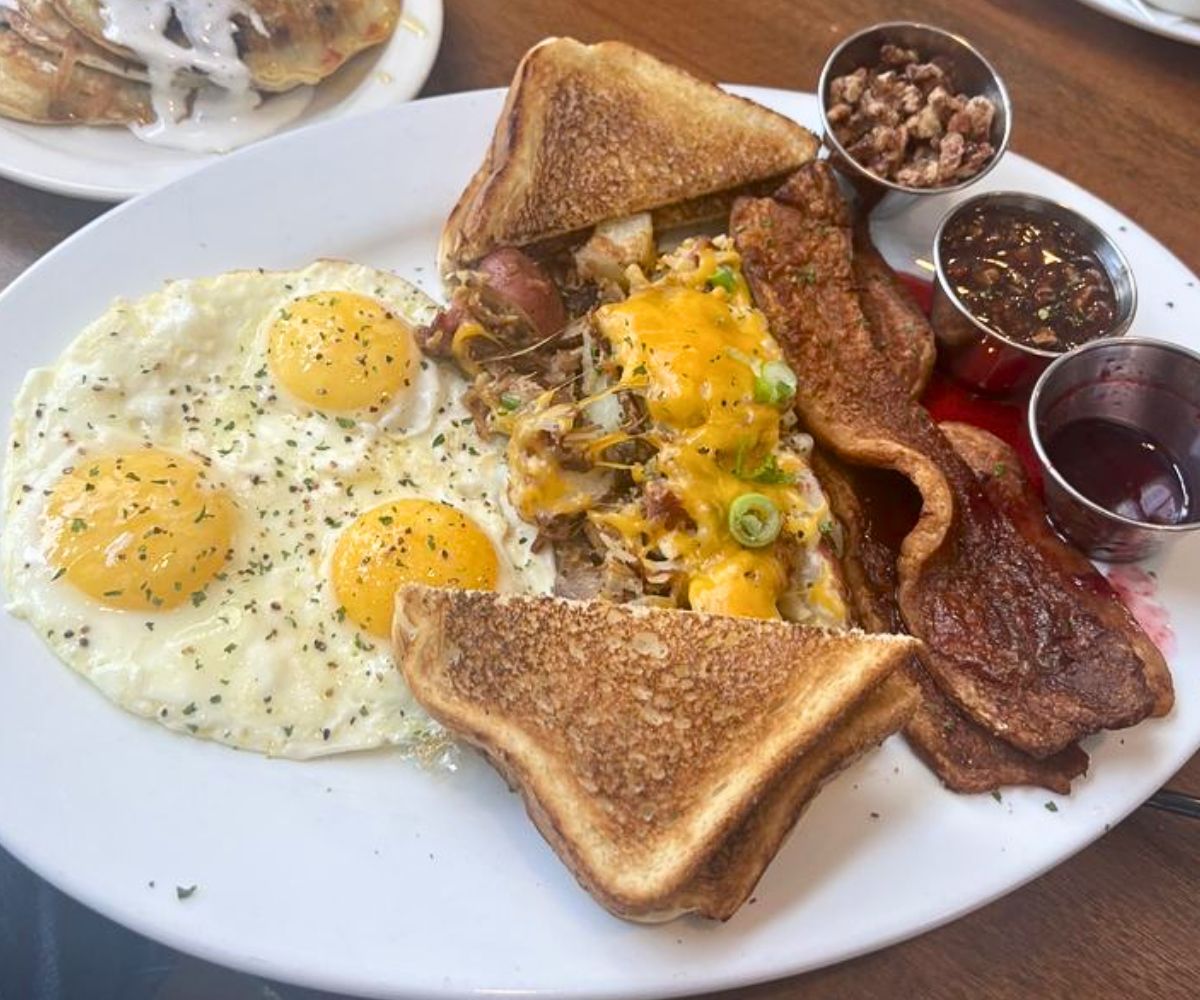 Blue Dog Big Breakfast at Blue Dog Bistro in Gulfport, Mississippi