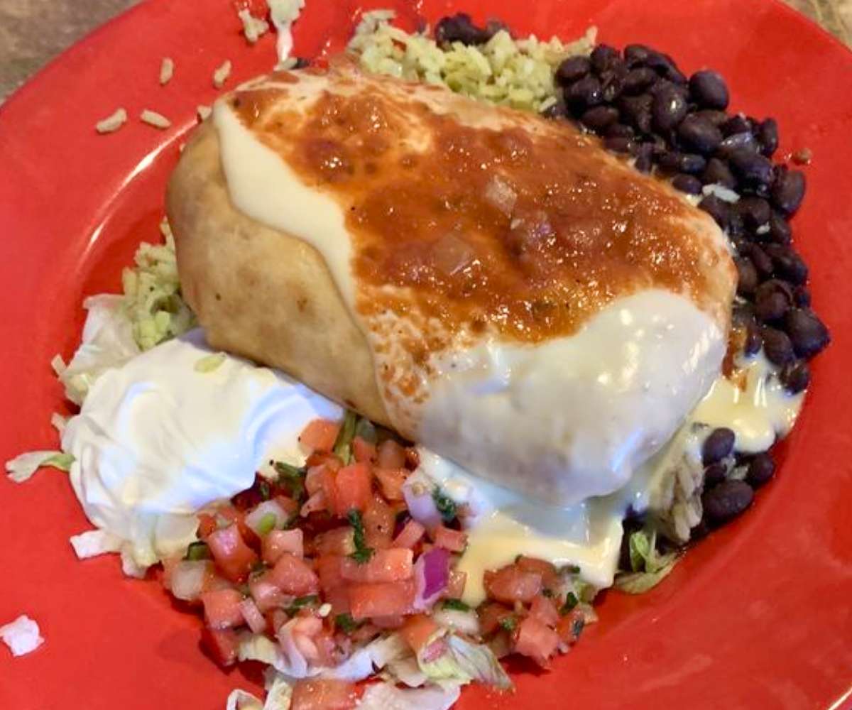 chimichangas at Maria's Cantina in Southaven, MS