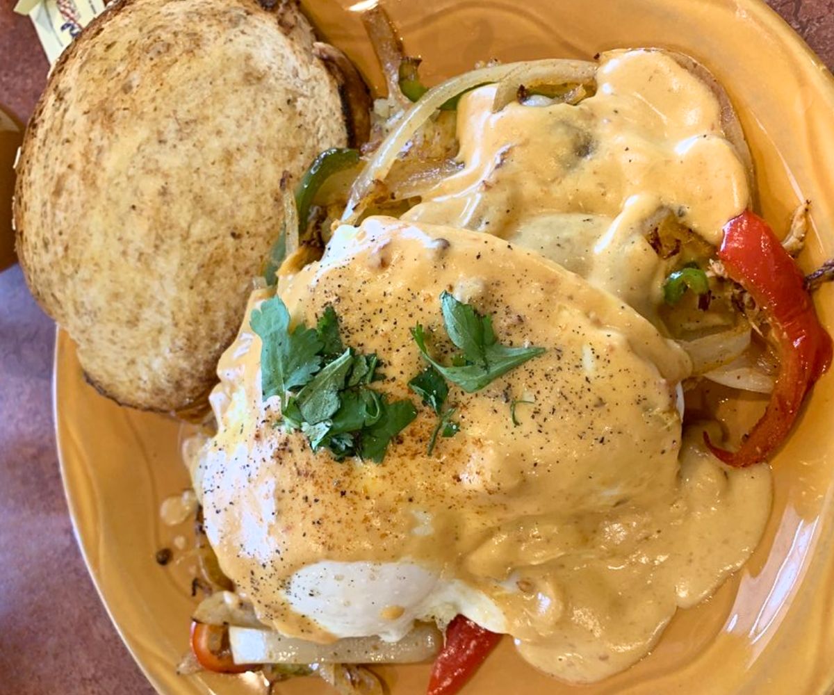 The Cajun Breakfast at Jensen's Cafe in Burnsville, Minnesota