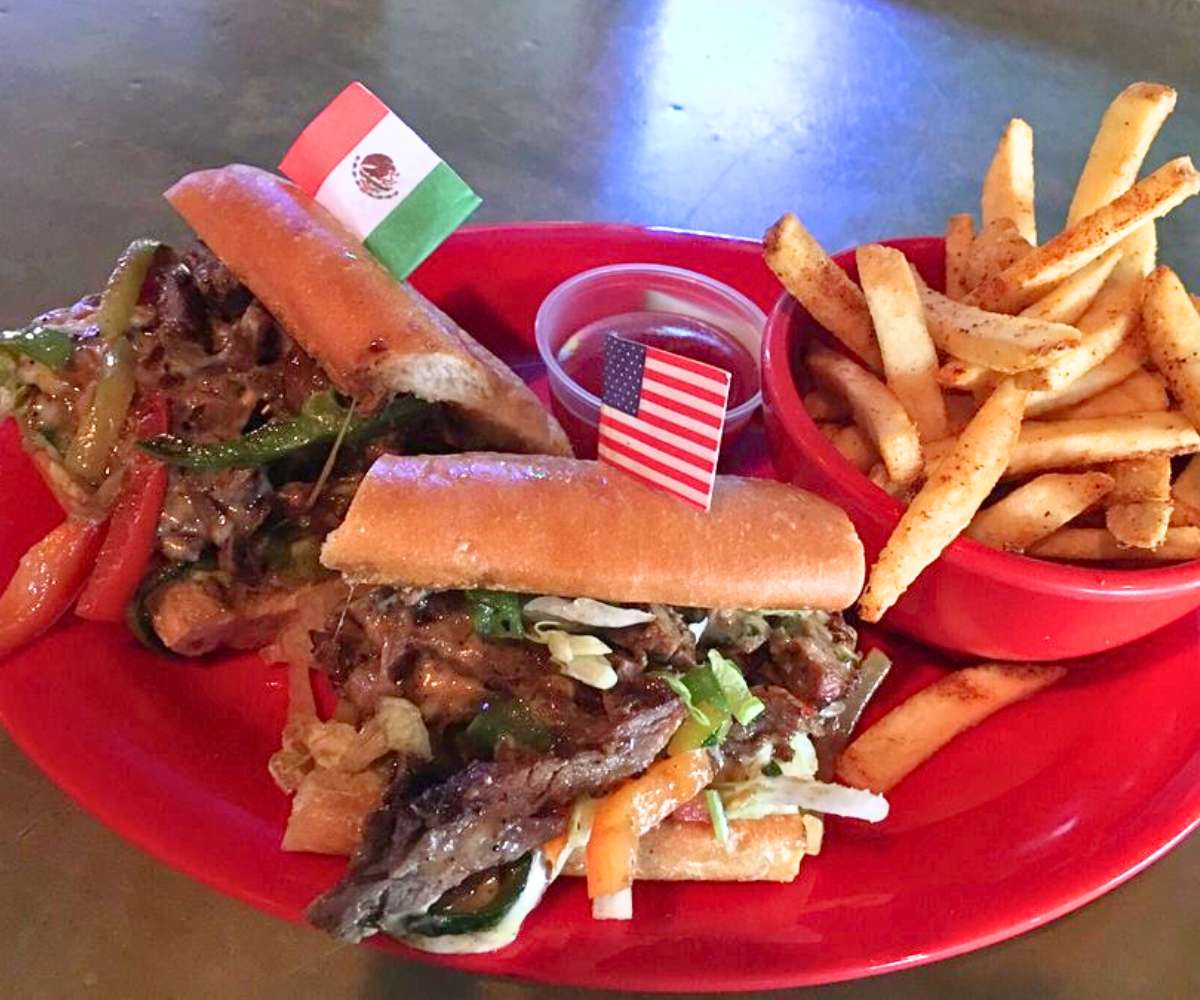 Philly Cheesesteak Fajtas at Maria's Cantina in Southaven, MS