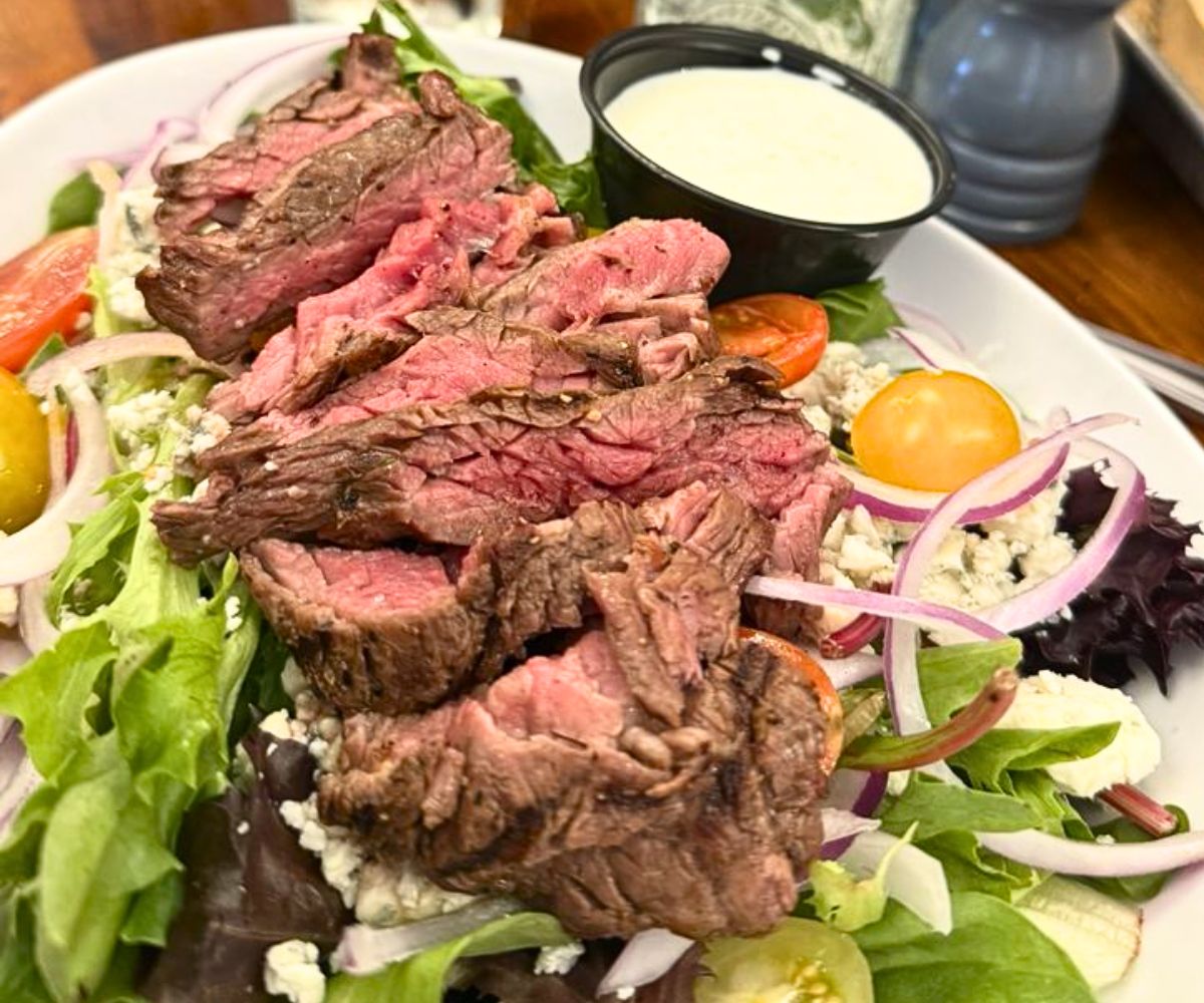 Steak Salad at Hendel's in Florissant, Missouri