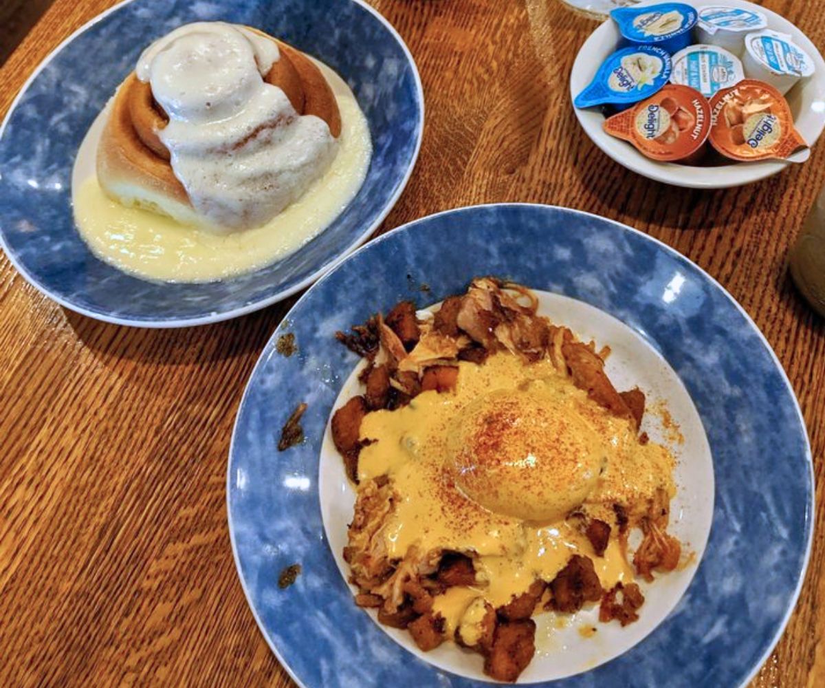 breakfast at The Depot in Leavenworth, Kansas