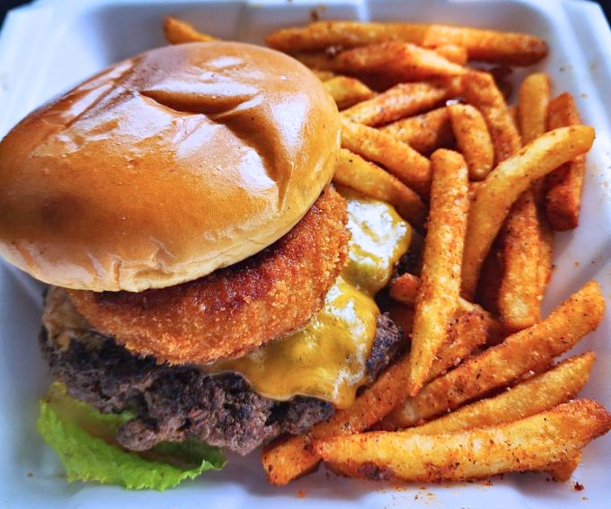 Big Ole Plano BBQ Burger at Nest Burger in Plano, TX