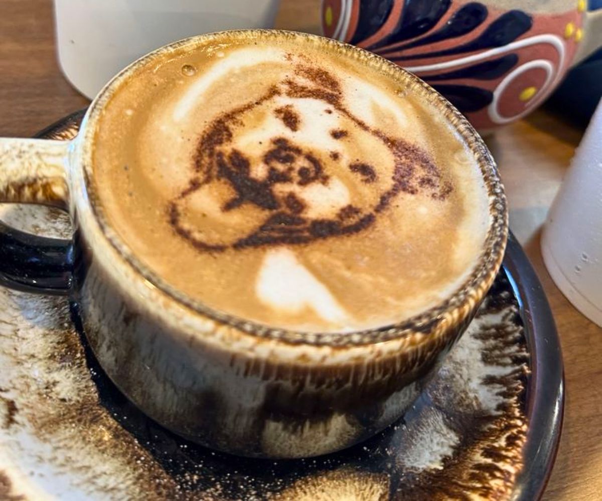 coffee at Blue Dog Bistro in Gulfport, MS