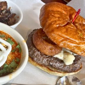 Candied Bacon Burger at Ruby Owl in Oshkosh, WI
