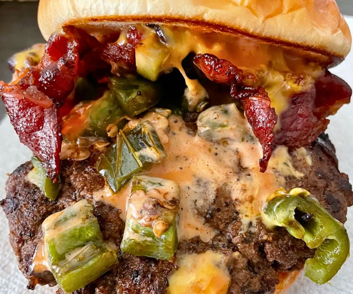 burger at Nest Burger in Plano, Texas