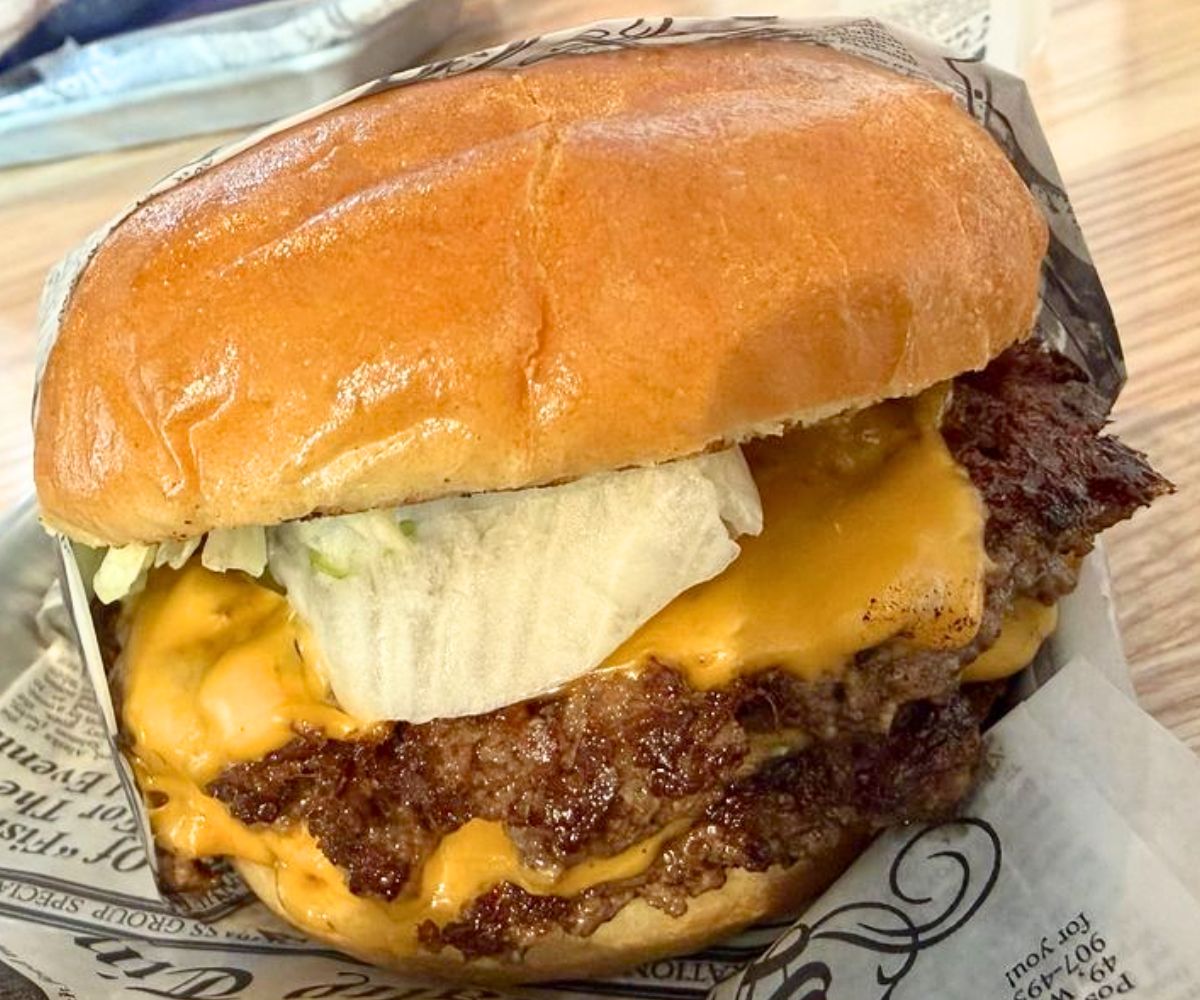 Double Classic at Benny's Smash Burgers in Plantation, Florida