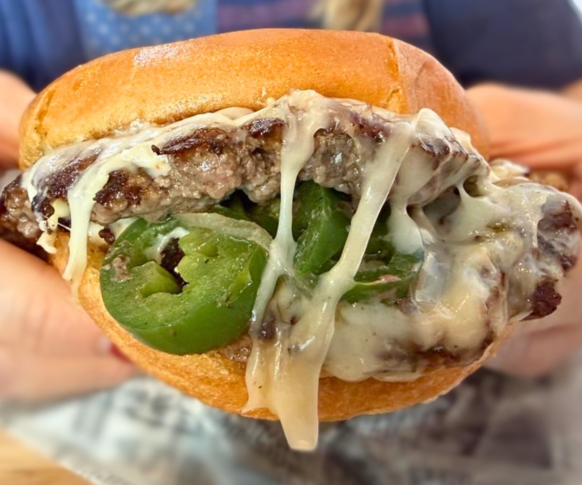 Miami Spice Burger at Benny's Smash Burgers in Plantation, Florida