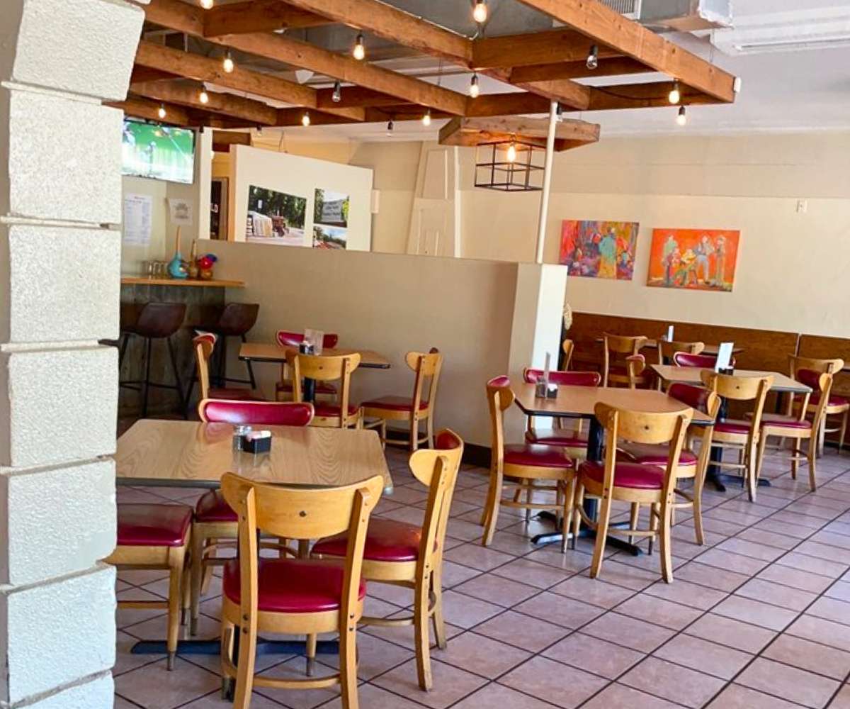 interior of Chala's Wood Fire Grill in Mesilla, NM