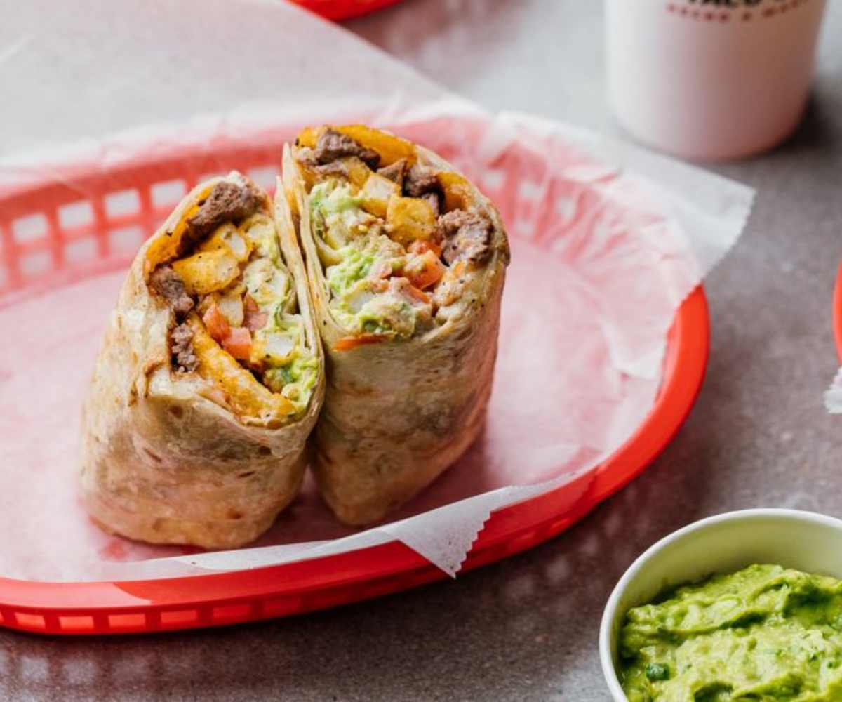 Burrito at The Taco Stand in Riverside CA