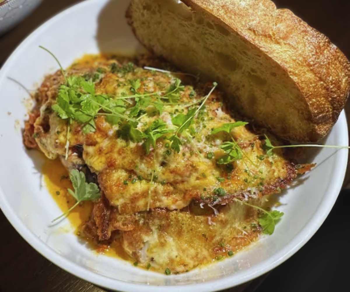 lasagna at amore italian grille in colorado springs colorado