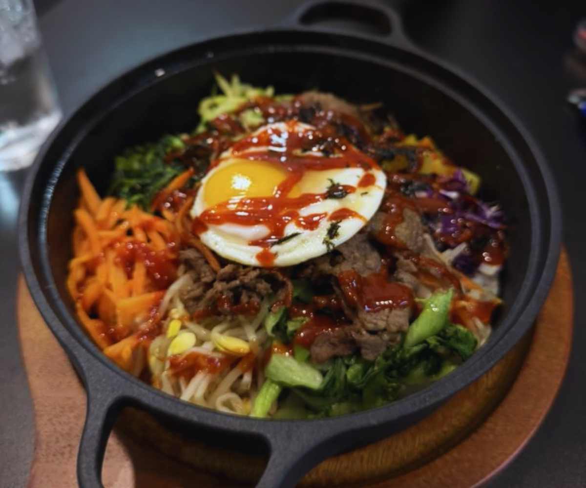 stone pot bibimbap in hankki Korean Restaurant