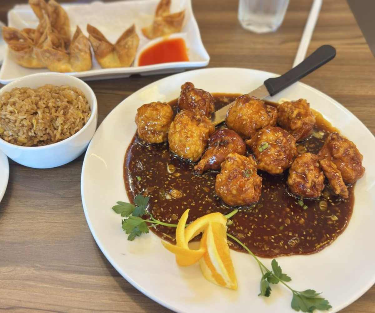 entree at Yoshi in Katy, Texas