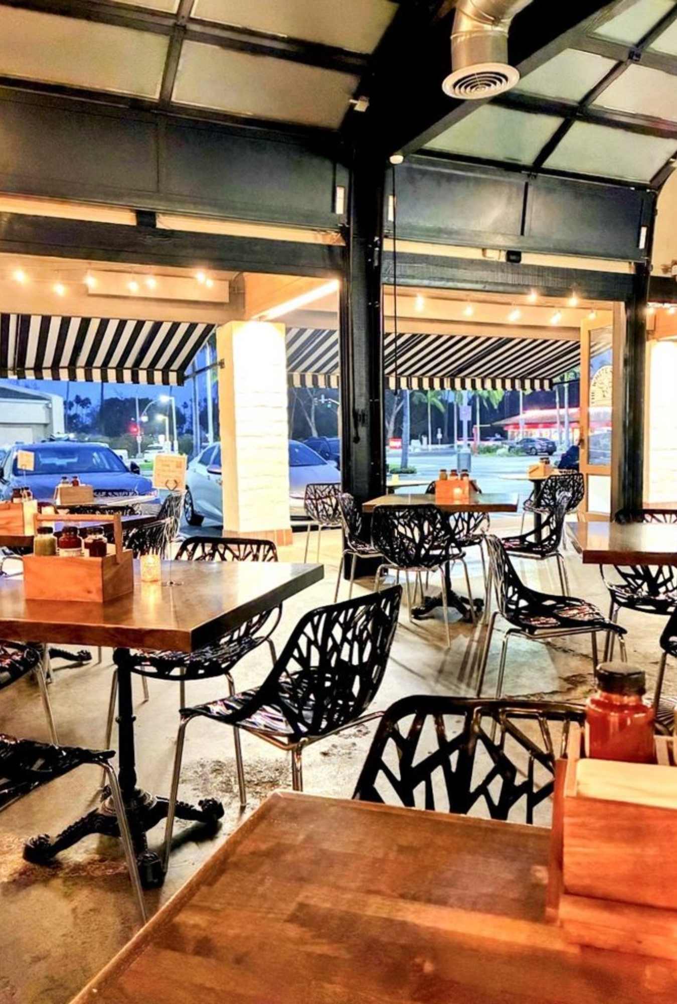 inside The White Rooster in Dana Point, CA