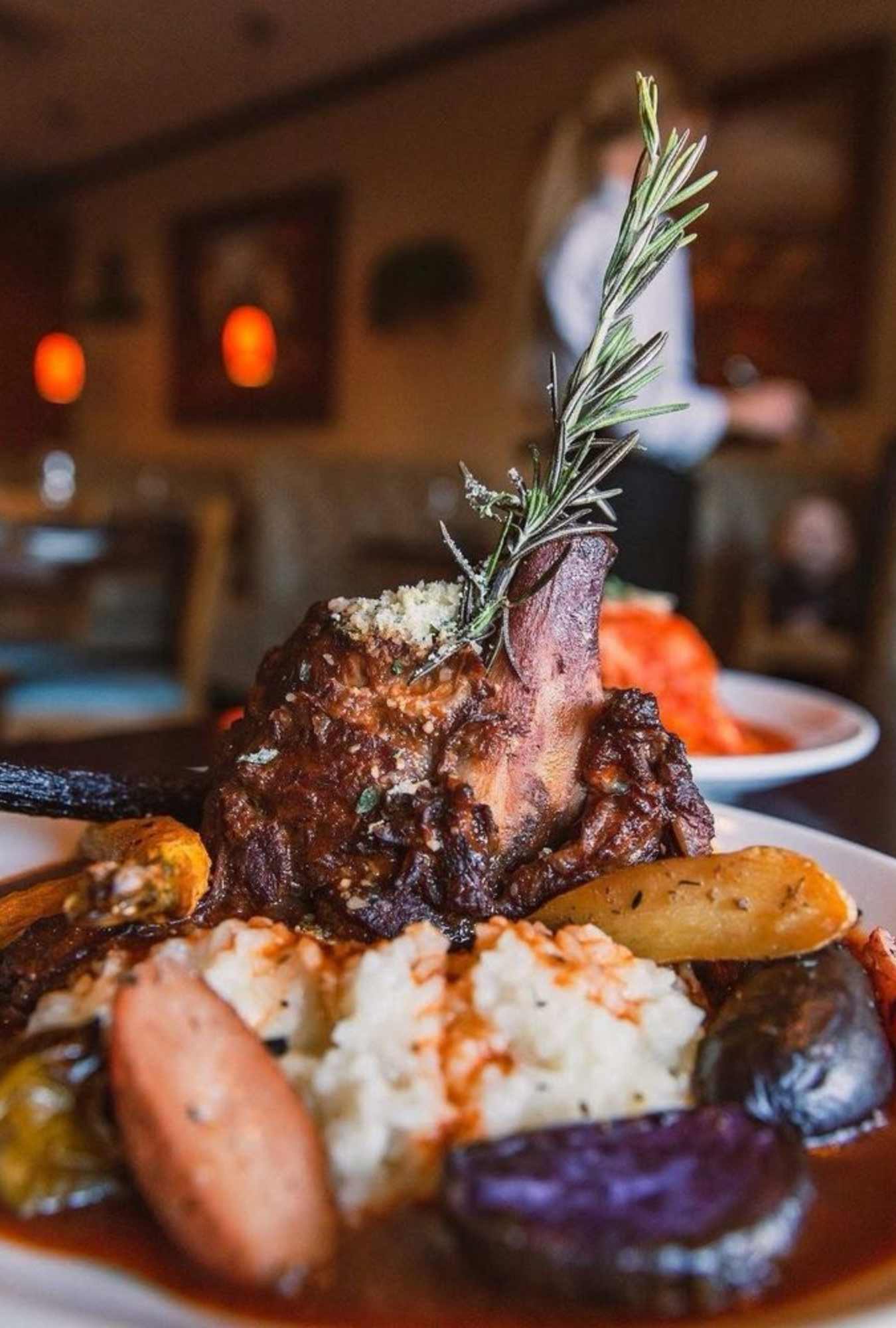 Pork osso buco at Vino Italian Bistro in Suffolk, VA