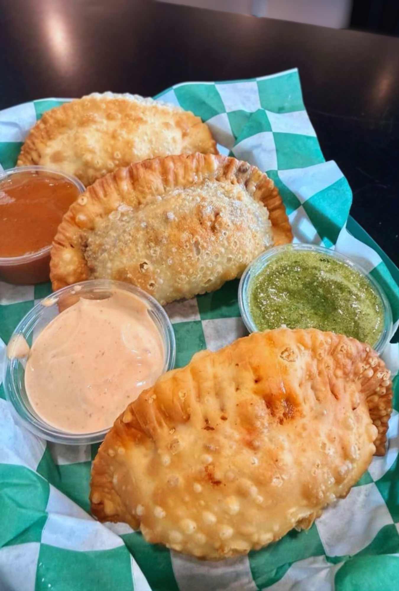 empenadas at eleven80 Cafe in Tampa Bay Florida