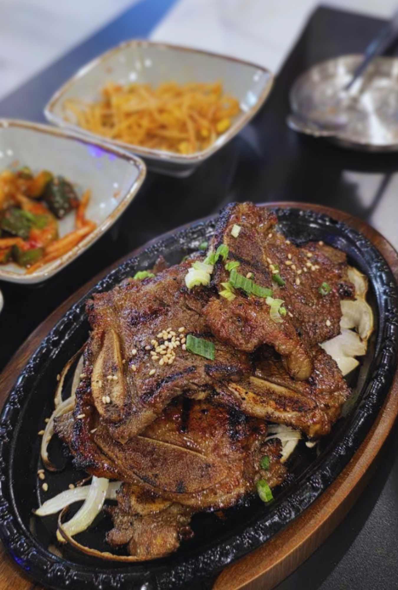 galbi at hankki korean restaurant in sacramento, CA