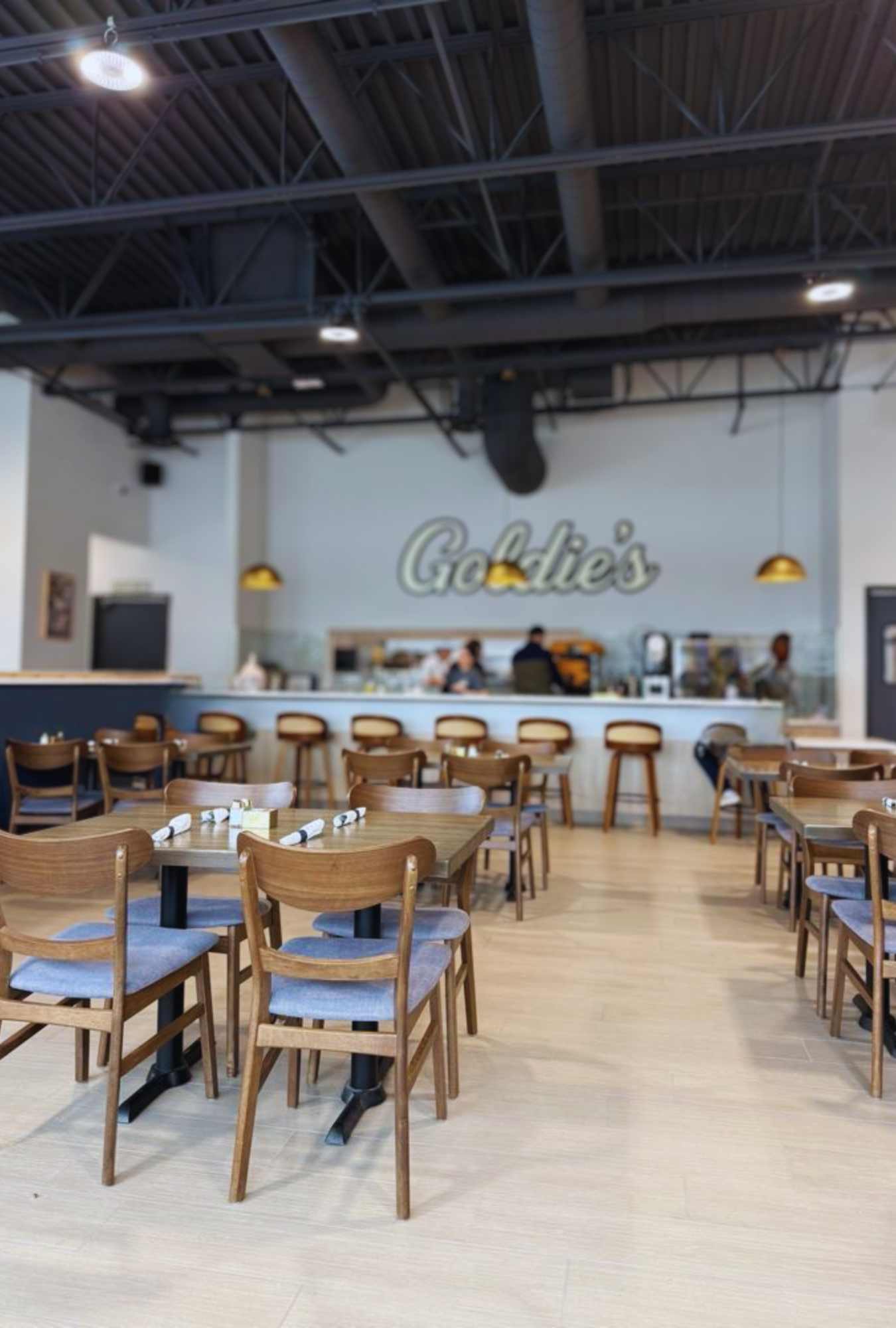 inside Goldie's Brunch Botique in somers wi