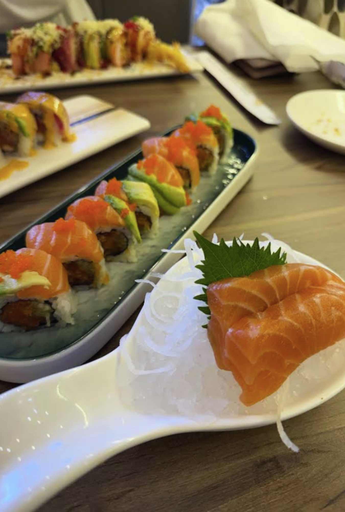 sushi at Yoshi Asian Fusion in Katy Texas