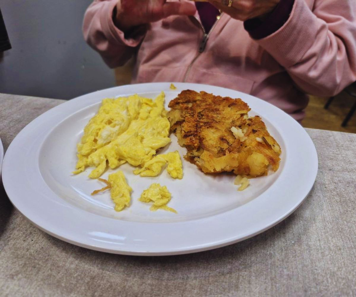 Moore Street Café - Scrambled Eggs & Hash Browns