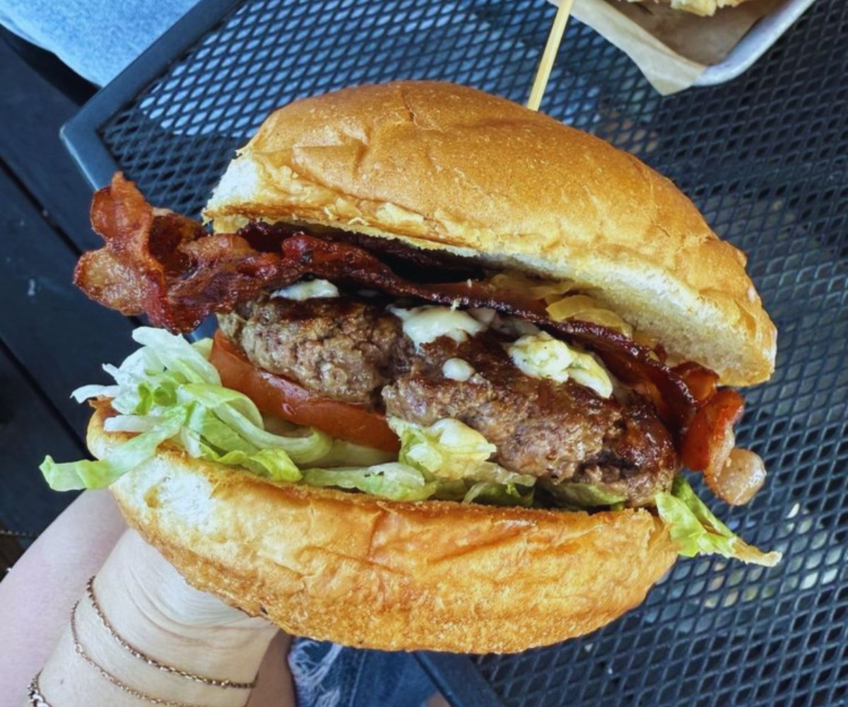 Wisconsinburger - Bacon Burger Close-up