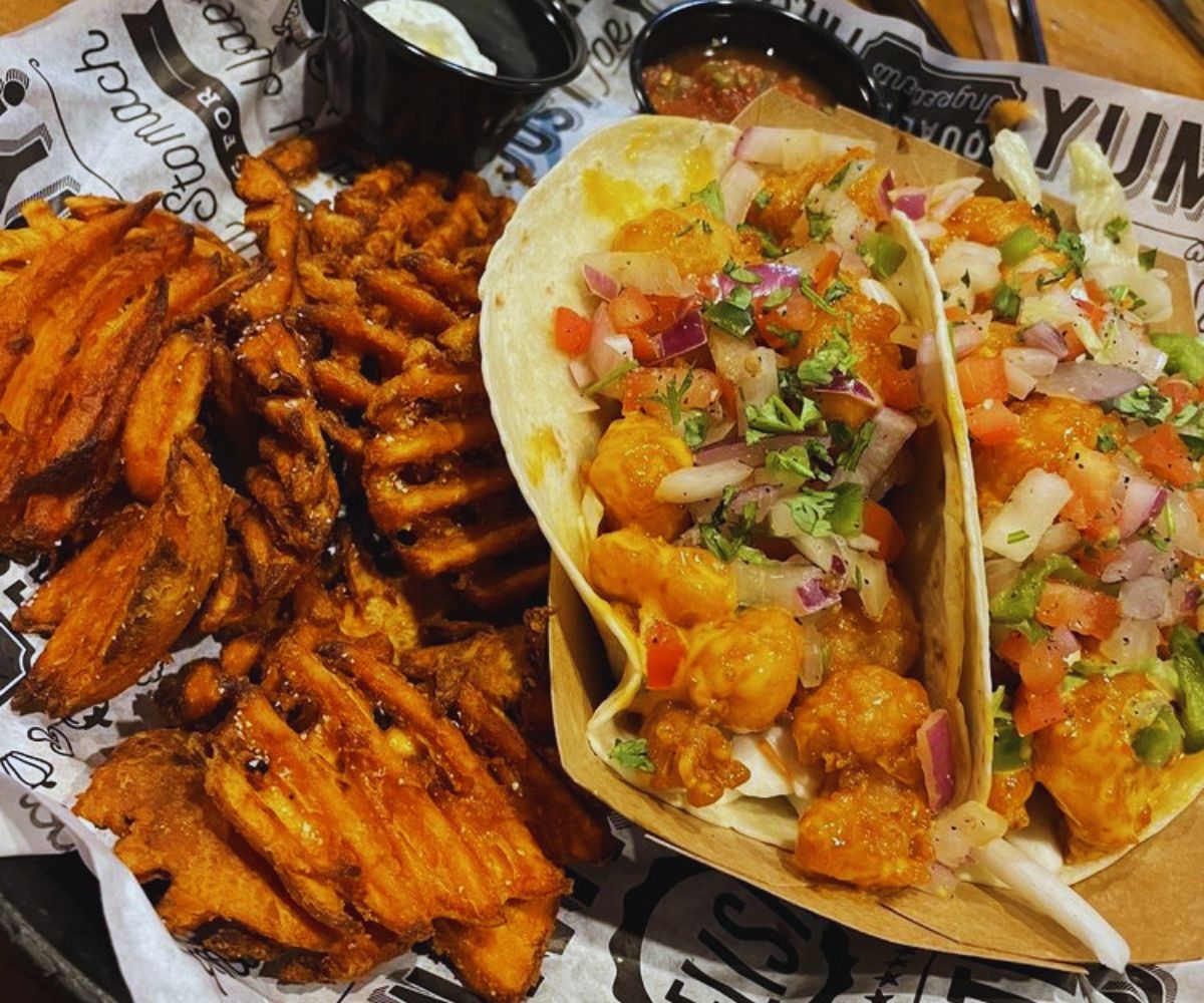 Vanbarry's Public House - Shrimp Tacos 