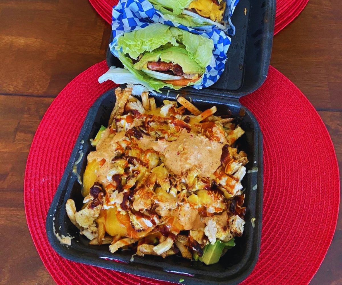 Blue Bird Burgers - Loaded Fries & California Burger Protein