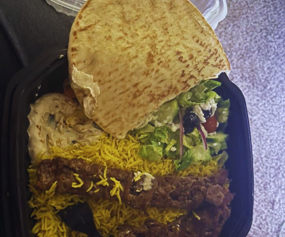 Charcoal Grill - Lamb Kabobs & Pita Wrap