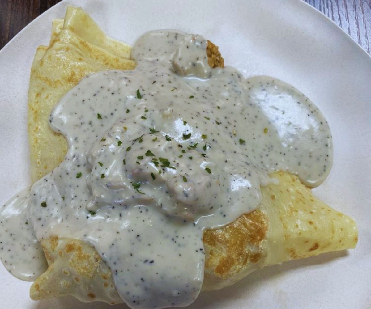 Crepeology Cafe - Chicken Fried Chicken Crepe