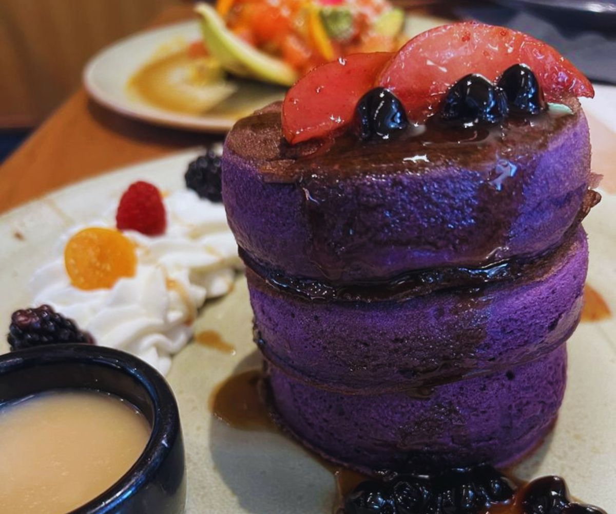 Traveler's Table - Ube Pancakes