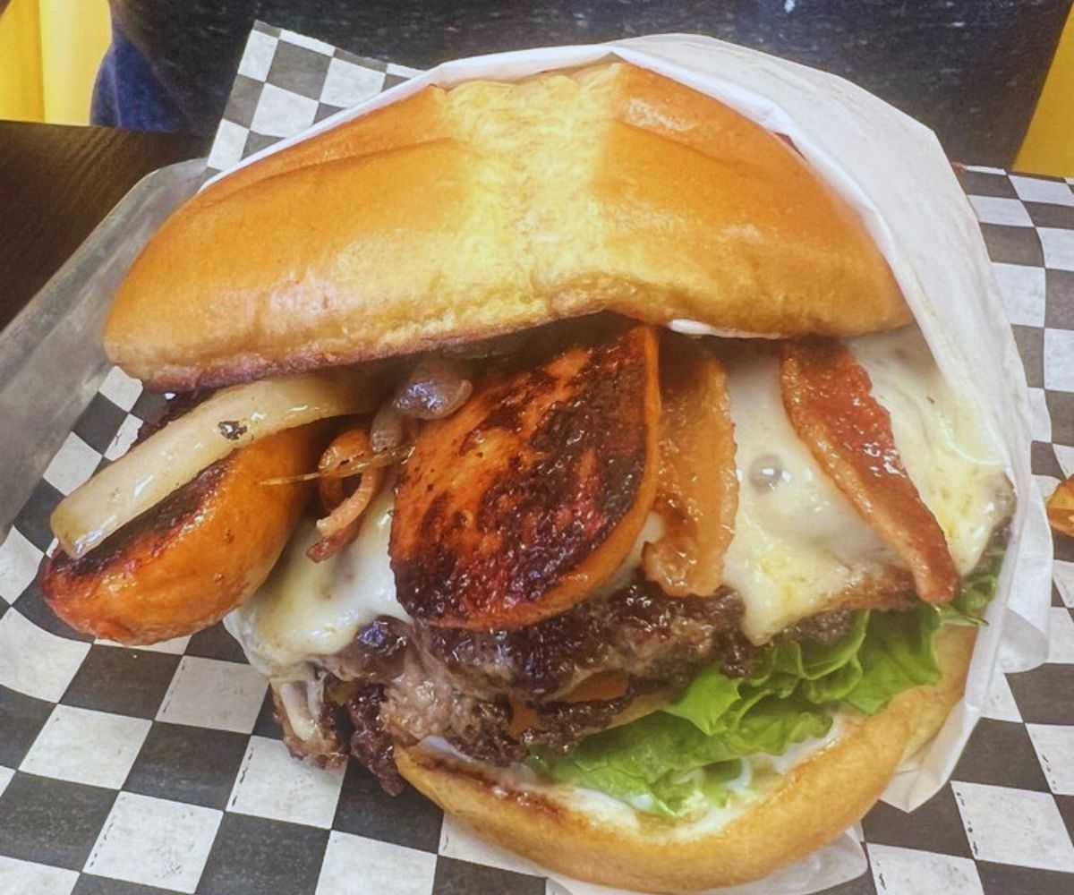 Aztec Burgers - Aztec Burger Close-up