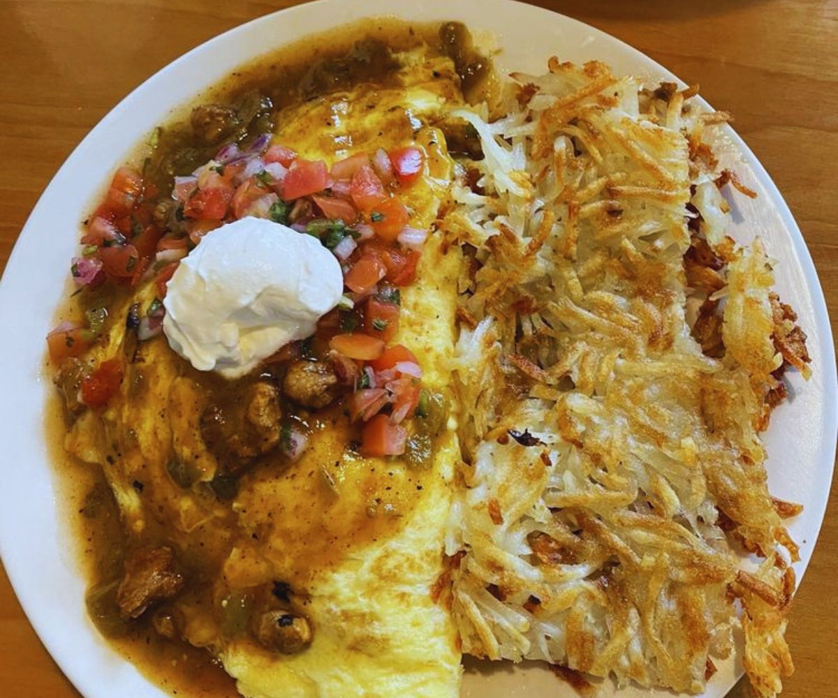 Twisted Egg - Chili Relleno Omelette