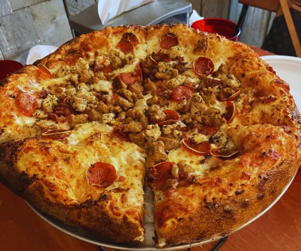Atomic Lounge & Pizza Kitchen - Meat Blimp Personal Pizza