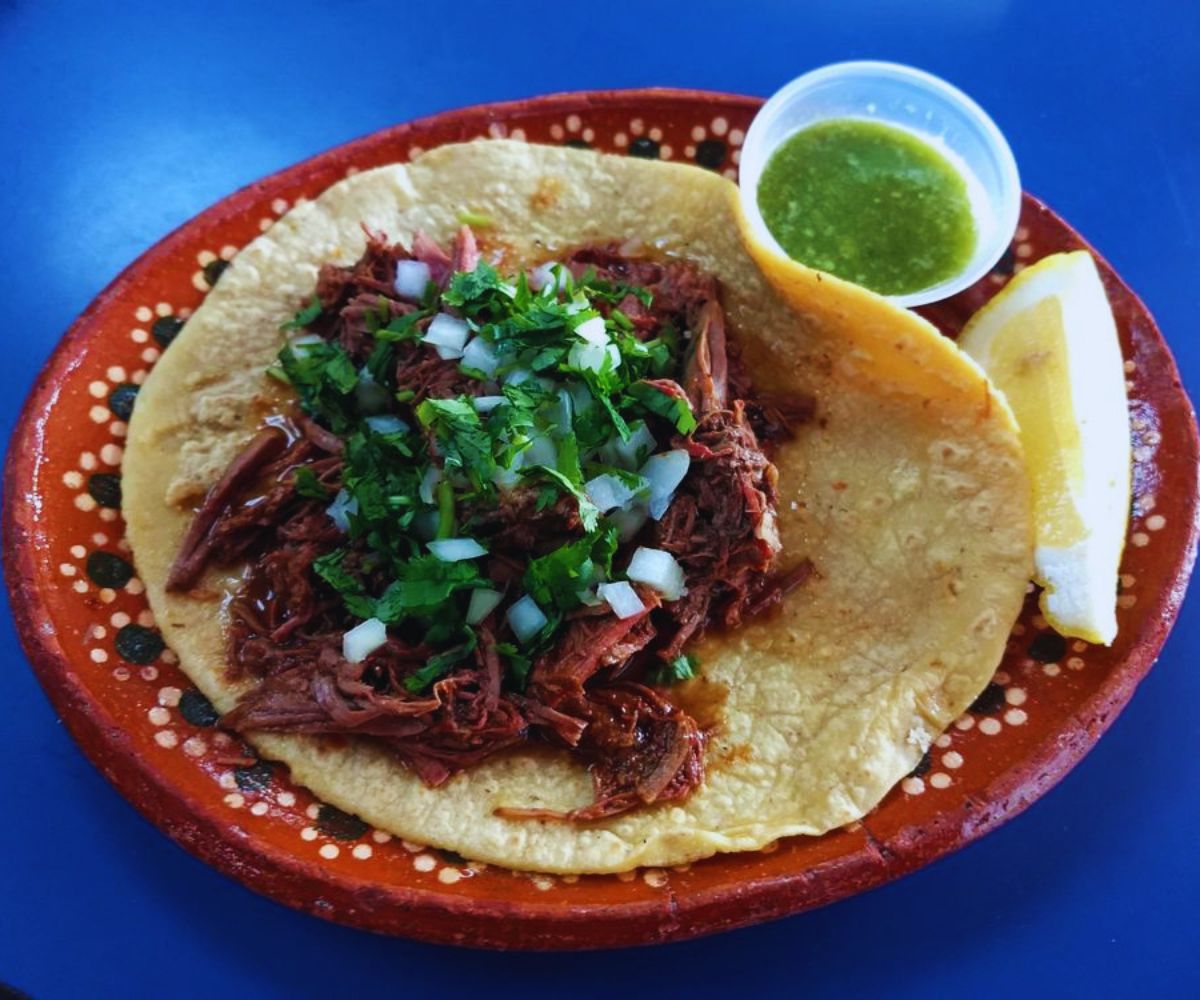 Carnitas Michoacan - Birria Taco, Handmade Tortilla, Salsa Verde