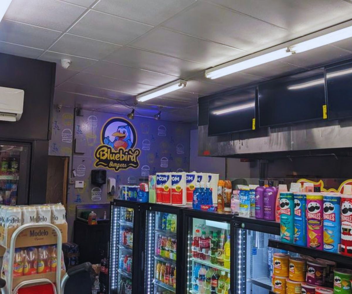 Blue Bird Burgers - Blue Bird Burgers Store Interior
